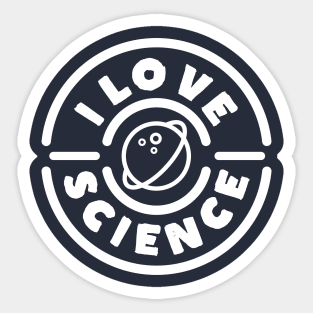 I love science and chemistry Sticker